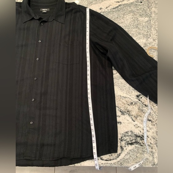 Liz Claiborne, black, size 3xl black with dark, black pinstriping,1 front pocket - Picture 10 of 11